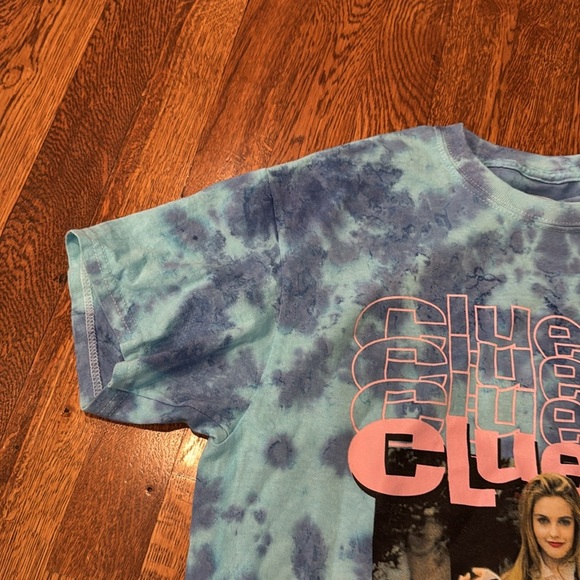 Clueless Women’s Graphic Tie-Dye T-Shirt Size Medium - Picture 3 of 5